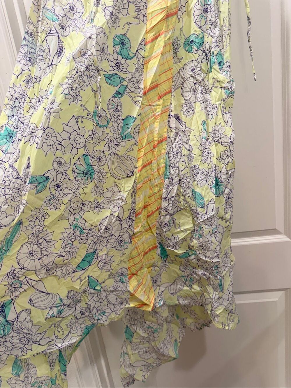 Diesel Multicolor Floral Halter Neck Maxi Dress Flowy Backless Size XS Yellow